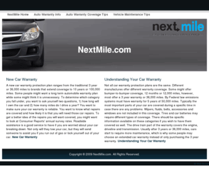 shopwarranties.com: NextMile.com - Used Vehicle Extended Warranties
NextMile.com - Used Vehicle Extended Warranties - Get helpful tips on new & used vehicle warranties.