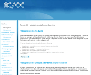 twoje-ac.pl: Twoje AC - ubezpieczenia komunikacyjne
Ubezpieczenia komunikacyjne Autocasco - AC