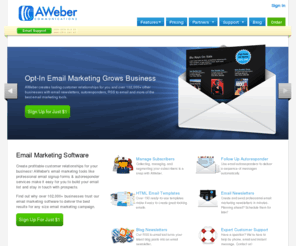 awaber.com: Email Marketing Software, Email Marketing Newsletters & Autoresponders by AWeber
Email marketing software that's easy to use & only $1 to try. Send email newsletters & autoresponders. Top notch email deliverability with our tools. Free expert support services online or by phone.