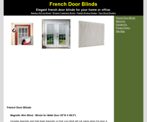 frenchdoorblinds.net: French Door Blinds - Look Here First!
French Door Blinds - the best reviews and pricing on the web!