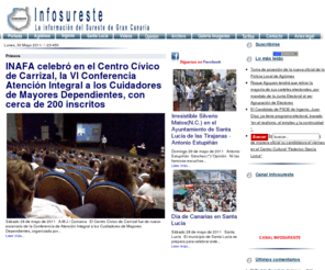 infosureste.es: Noticias de Agüimes, Ingenio y Santa Lucía. Infosureste de Gran Canaria. - infosureste.es
Infosureste. La información de la comarca del sureste de Gran Canaria ,Agüimes, Ingenio, Santa Lucía de Tirajana.