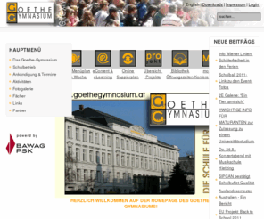 astgasse.net: Goethe-Gymnasium Wien
Willkommen auf den Seiten des Goethegymnasiums Wien 14 mit den Schwerpunkten Sport und Informatik
