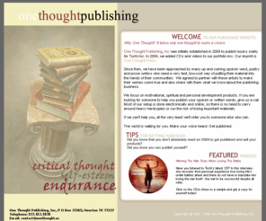 1thought.org: About One Thought Publishing Inc.
Tochi - Online!: About Me