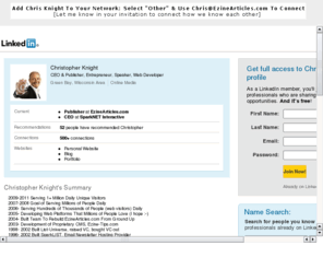 chrisknightconnect.com: Connect with Christopher Knight
Connect with Christopher Knight