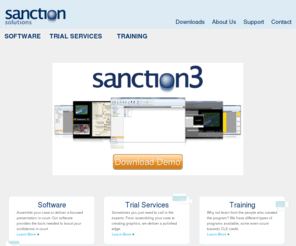 sanctionsolutions.com: Sanction Solutions – software, trial services, training
Leading innovation in the courtroom with Sanction and Verdical with expanded services in software and trial and training services.