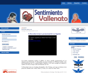 sentimientovallenato.com: Sentimiento Vallenato - En Construcción
Sentimiento Vallenato, musica vallenata, noticias, radio, canciones vallenatas, entrevistas.