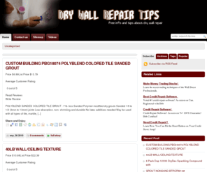 drywallrepairtips.net: Drywall Repair Tips
Just another WordPress weblog