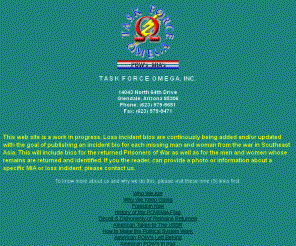 taskforceomegainc.org: Task Force Omega, Inc. <<meta> <meta>
<meta>"> <!-- META Tags Created With: META Tag Builder
http://www.scrubtheweb.com/abs/ -->>
