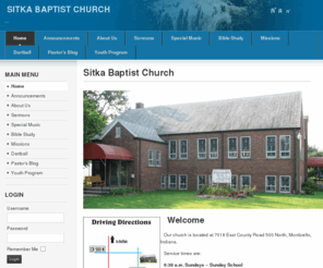 sitkabaptist.com: Sitka Baptist Church
Sitka Baptist church - independent Baptist Church in Sitka Indiana