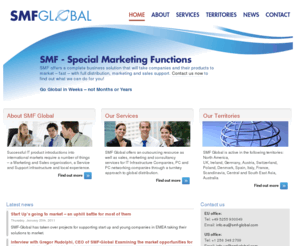 smf-global.com: SMF - Special Marketing Functions
SMF offers a complete business solution that will take companies and their products to market – fast – with full distribution, marketing and sales support.