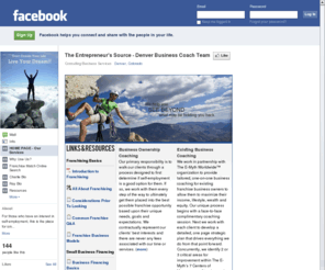 denverbusinesscoach.com: Incompatible Browser | Facebook
 Facebook is a social utility that connects people with friends and others who work, study and live around them. People use Facebook to keep up with friends, upload an unlimited number of photos, post links and videos, and learn more about the people they meet.