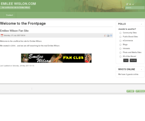 emileewilson.com: emileewilson.com - Home
Joomla - the dynamic portal engine and content management system