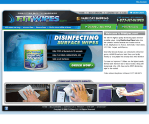 disinfectantwipers.com: FitWipes.com - Order Fitness Wipes now - call 1-877-Fit-Wipes
Welcome to FitWipes.com!
We are here to provide you with high quality ANTI-BACTERIAL gym wipes at discount prices.