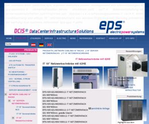 netzwerkrack.com: EPS Electric Power Systems IT Datenverkabelung Infrastrukur EPS USV Batterien IT-Monitoring Power Management KVM
Ob USV Anlage oder ein USV System -
Wir realisieren Ihre unterbrechungsfreie Stromversorgung -
Für unsere USV-Anlagen und USV-Systeme bieten wir Ihnen Service & Support rund um die Uhr.