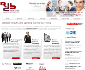 rdbconsulting.com: Database Consulting and Operating Systems Outsourcing in South Africa
We are a premier Database and Operating System outsourcing and consulting company. Contact us for database administrators and consultants in South Africa