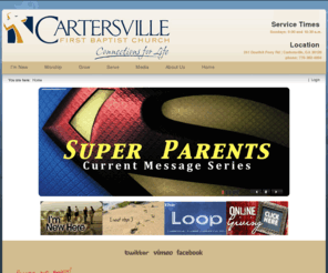 cartersvillefirst.com: Cartersville First Baptist Church >  Home
Cartersville First Baptist Church