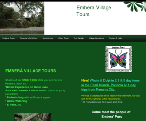 emberavillagetours.com: Embera Village Tours
Embera Indian Village Tours in Panama.