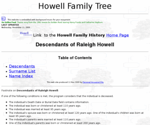 howellhistory.com: Home
Howell Family Tree