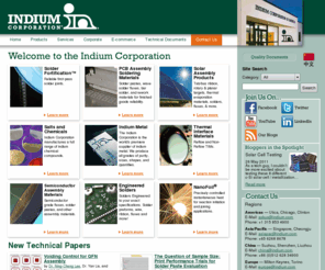 indium.com: Global Solder Supplier | Electronics Assembly Materials | Indium
Indium Corporation is a global solder supplier specializing in solder products and solder paste for electronics assembly materials.