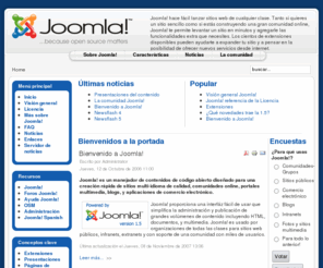 juandomingo.es: Bienvenidos a la portada
Joomla! - el motor de portales dinámicos y sistema de administración de contenidos