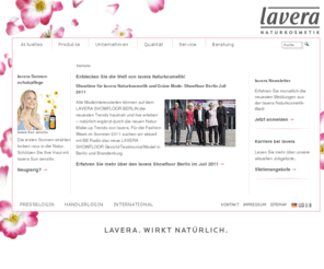 lavera-naturkosmetik.com: lavera Naturkosmetik
Die Website der Laverana GmbH & Co. KG