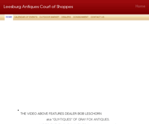 leesburgshoppes.com: Leesburg Court of Shoppes - Home
A Multi-Dealer & Consignment Village"Located on Rt. 15 in Leesburg(Near Historic Oatlands Plantation) THE NEW LEESBURG ANTIQUES COURT OF SHOPPES IS NOW OPEN!  UNDER NEW MANAGEMENTOUR GRAND OPENING WEEKEND (1/1 & 1/2) WAS A HUGE SUCCESS!  THANK YOU TO EVERY