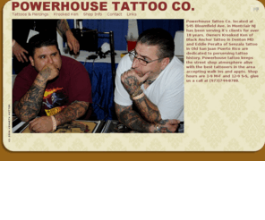 powerhousetattoo.com: POWERHOUSE TATTOO CO.
Powerhouse Tattoo Co. located at 545 Bloomfield Ave. in Montclair NJ has been serving it's clients f