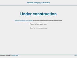 stephannagel.eu: Stephan studying in Australia » This website is under construction
Just for friends