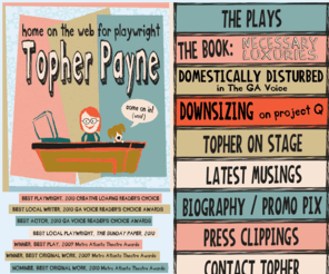 topherpayne.com: topher payne | playwright
The Official website of author and actor Topher Payne