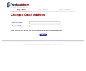 change-email.com: FreshAddress.com - Change of Address
