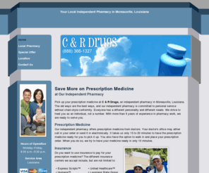 crdrugs.com: Independent Pharmacy, Prescription Medicine | Moreauville, LA
Pick up your prescription medicine at C & R Drugs, an independent pharmacy in Moreauville, Louisiana.