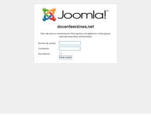 docenteenlinea.net: Welcome to the Frontpage
Joomla! - the dynamic portal engine and content management system