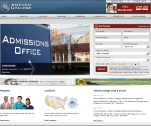 gotoanthem.com: Anthem College | Accredited Career Training Programs | Degrees & Diplomas
Anthem College offers many accredited career training programs. Ger your degree or diploma in business management and technology. Locations include  Denver and Portland.