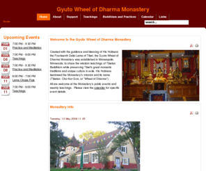 gyuto.us: Gyuto Wheel of Dharma Monastery
Gyuto.us The main site for the Gyuto Wheel of Dharma Monastery.