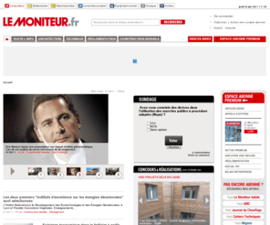 moniteurdubtp.com: L'actualité du Btp et de la construction - Le Moniteur.fr
Retrouvez toute l'actualité et les services du btp et de la construction sur lemoniteur.fr