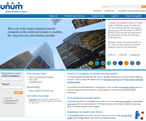 unumgroup.org: Unum Disability, Life and Long Term Care Insurance
 Unum is a Fortune 500 company that provides long term and short term disability, group life and long term care insurance for more than 100,000 companies and 25 million people.