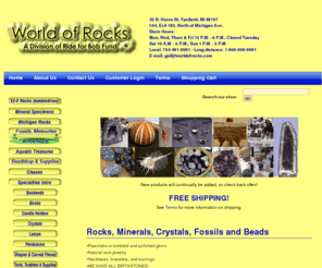 worldofrocks.com: World of Rocks - Home
World of Rocks specialize in beautiful crystals and mineral specimens from around the world!