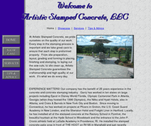 artisticstampedconcrete.com: Artistic Stamped Concete - Welcome
Artistic Stamped Concrete will provide you with a durable, long-lasting, decorative way to customize any patio, sidewalk, driveway or pool deck.