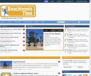 beachtennismagazine.net: Beach Tennis | Il Primo Magazine di Beach Tennis | Beachtennis Time
Beach Tennis, ne parliamo sempre eppure sembra che non sia mai abbastanza, ogni giorno con voi e con i migliori esperti di questo sport vogliamo approfondire il più possibile questo argomento. Nasce così questo progetto sperimentale, dall'entusiasmo di tanta gente che come noi ama il Beachtennis, proponendo un magazine che vuole creare un punto di incontro con notizie, informazioni e commenti a cui tutti possano accedere.