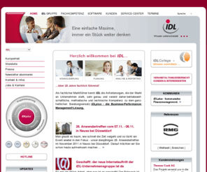 idlag.com: IDL GmbH Mitte - software and consulting for accounting, the compilation of balance sheets and consolidated financial statements
Software manufacturer and consultant for accounting and consolidated financial statements