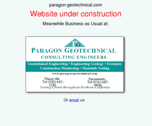 paragon-geotechnical.com: Home
Geotechnical Engineering Northern California