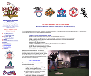 videobattingcage.com: Pitching Machines and Batting Cages, Manufacturer & Installer of Baseball Training Systems with Video Interactivity
High quality products and professional installations, baseball batting cages & pitching machines, get interactive baseball training at it's best with our indoor & outdoor equipment