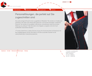 1st-sc.com: Personallösungen für Unternehmen - Partner für Großprojekte und Spezialisten - 1st Solution Consulting Düsseldorf
1st solution consulting gmbh. Personallösungen, die perfekt auf Sie zugeschnitten sind. Die Zusammenarbeit mit Freelancern für den projektbezogenen Einsatz.