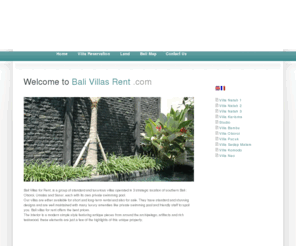 bali-villas-rent.com: Bali Villas Rent, villas for rent in Bali, cheap and luxurious daily and long term rental.
Bali Villas Rent - affordable price of rental villas, include new 2008 luxurious nice villas and also many cheap and the cheapest long term villas rental in Bali.