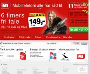 m1.dk: M1
Mobiltelefoni du har råd til