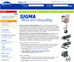 americansigma.com: Hach | Sigma Brand Flow and Sampling Products
