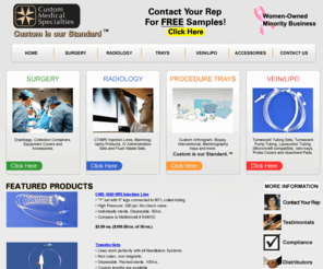 custommedicalspecialties.com: Custom Medical Specialties, Inc.
Custom Medical Specialties, Inc. ... Custom is our Standard.