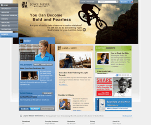 joycemyer.org: Joyce Meyer Ministries - Home
This is the main page.