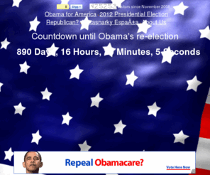 obama-clock.com: Obama Countdown
Clock counting down the hours until Obama is re-elected