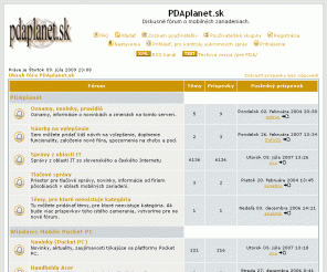 pdaplanet.sk: PDAplanet.sk :: Fórum
